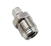 Raccord à joint facial SS316 SS-4-VCR-6-400, corps de connecteur de tube 1/4" VCR x 1/4" raccord de tube 1 pièce