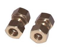 Generique Raccord à olive Droit F3/8 - Tube 10 mm (2 pièces)