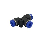 Raccord à raccord rapide tube/tuyau en T diamètre 4 mm - 15 pièces