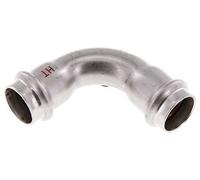 Raccord à sertir coudé 90deg - 22mm Femelle - Acier inoxydable