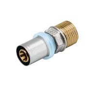 Raccord à sertir pour tube multicouche Ø16 filetage mâle 12x17 RBM