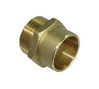Raccord à souder-mâle laiton ø15 mm circuits 3/4"