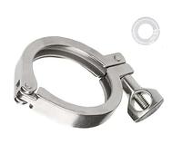 Raccord à trois pinces en acier inoxydable 304 | Plusieurs tailles, 304 SUS, for les produits laitiers et la transformation : connexions(133mmx145mm)