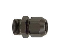 Raccord à vis en aluminium pour tuyau en tissu PVC 12 x 6 G 1/8, plage de température de -10 °C à 60 °C, PN max. 10 bar.