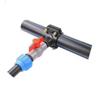 Raccord à vis en polypropylène pour tuyau d'eau potable avec filetage mâle pour application de filetage BSP dans le jardinage et la production agricole (25 mm x 1,9 cm)