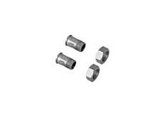 Raccord à vis pour compteur d'eau Allmess 14584 V 3 / 4x1 ", DN 20, laiton brillant, 2 pièces