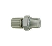 Raccord à visser droit G 3/8 A pour tuyau 6/8 mm SW 22 Pression de travail max. 10 bar (20 °C) / max. 1 bar (60 °C), PA