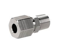 Raccord à visser droit R 1/2, diamètre extérieur 18 mm, PN max. 315 bar, acier inoxydable 1.4571