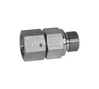 Raccord à visser droit réglable - Cône d'étanchéité M22 x 1,5 i., G 1/2 - Diamètre extérieur 15 mm - PN max. 315 bar - ES 1.4571
