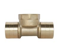 Raccord adaptateur en T à compression en laiton Fixoconnect 16mm