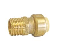 Raccord adaptatif à emboîter en laiton Somatherm 14mm x 20/27 - 3/4"