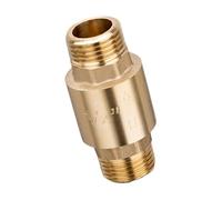 Raccord anti-retour en laiton épais - Installation facile - Dispositif anti-retour pour l'approvisionnement en eau et les applications CVC