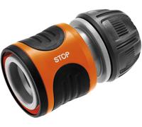 Raccord Arrêt D’Eau Pour Tuyau De 13 MM (1/2') - 15 MM (5/8') GARDENA