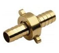 Raccord arrosage laiton cannelé 3 pièces 15 x 21 mm 1/2" tuyau ° 15 mm CAP VERT