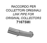 Arrow Stock Collectors Ktm Duke 125 ´17-20 Link Pipe Argenté