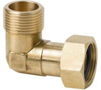 Raccord Articulé Angle En Laiton Pour Installation Eau Et Chauffage Filetage 3/4"
