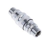 Raccord autobloquant Alphacool Eiszapfen Quick Release Double Bulkhead G1/4 (Argent)