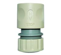 Raccord automatique rapide tuyau d'arrosage Aqua Stop D19mm Boutte