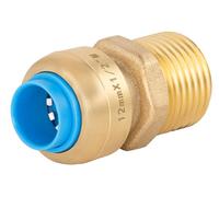 Raccord automatique universel Ø12 mâle 15x21 (1/2) TOUT PUSH