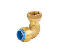 Raccord automatique universel coude Ø14 femelle tournant 15x21 (1/2) TOUT PUSH