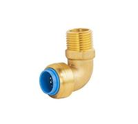 Raccord automatique universel coude Ø20 mâle 20x27 (3/4) TOUT PUSH