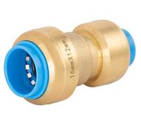 Raccord automatique universel jonction réduite Ø16 - Ø12 TOUT PUSH