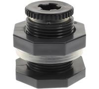 Raccord avec Bouchon de Réservoir de Cloison Fileté Pvc 1/2 Pouce