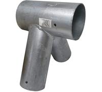 Raccord balançoire bois rond Ø 100-80 mm en acier