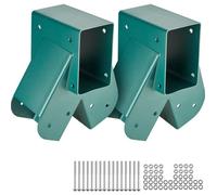 Raccord Balancoire - Vevor - 160x235x280 Mm, 2pcs Avec Matériel De Montage,Pour Pieds 10,2x10,2 Cm, Poutre 10,2x15,2 Cm, Vert