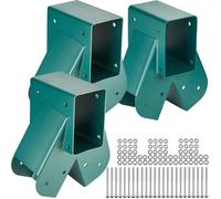 Raccord Balançoire-Vevor-3pcs Connecteur Balançoire A En Acier Au Carbone-Pour Pieds 10,2x10,2 Cm, Poutre 10,2x15,2 Cm, Vert