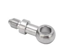 Raccord Banjo de Frein, Raccord Banjo de Frein 3/8 Diamètre Intérieur de 10 Mm en Acier Inoxydable Adaptateur de Ligne de Tuyau Prévention des Fuites pour Boulon Banjo M10