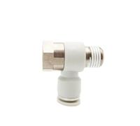 Raccord Banjo femelle PHF M5 1/8 1/4 3/8 1/2, raccord d'air en plastique, connecteur d'air, pièces d'automatisation pneumatique, 10 pièces/lot(PHF8 01 8mm 1-8,R Thread)
