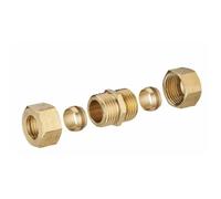 Jonction laiton bicone égale pour tube cuivre NOYON & THIEBAULT - 414