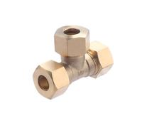 Té laiton bicone égal pour tube cuivre - Ø 12 mm - 512-12L1