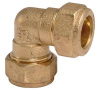 Raccord bicône coudé laiton Ø 18 mm Thermador