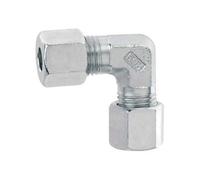 Raccord bicône coudé pour Tuyau 8 mm