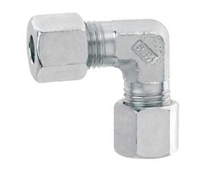 Raccord bicône coudé pour Tuyau 8 mm