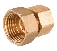 Raccord bicône droit laiton F 1/2" Ø 10 mm Thermador