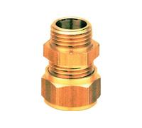 Raccord bicone laiton Fer/Cuivre droit M 20x27-22