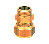 Raccord bicone laiton Fer/Cuivre droit M 20x27-22