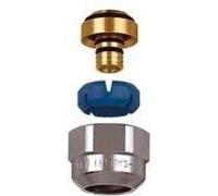 Caleffi 681 - Adaptateur/à réglable Chromé/Chromé intérieur 9.0 - 9,5 extérieur 12 - 14