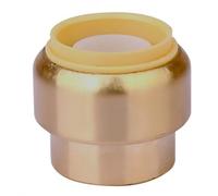 Raccord bouchon - Laiton - diamètre 16 - Toutub BOUTTÉ