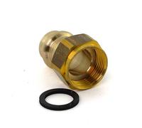 Raccord bronze Ø 22 écrou libre femelle Ø 33/42 VIEGA