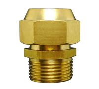Raccord BSP mâle vers évasé en laiton 1/8-1/2"