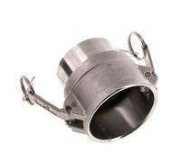 Raccord Camlock DN 60 (2 1/2'') en acier inoxydable à souder (76,1 mm) Type B (AS) MIL-C-27487