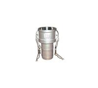 Raccord Camlock femelle - embout cannelé en inox - Type C - Ø A: 3/4'' | Ø B: 19-20mm