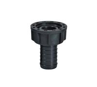 Ribimex PRRAC1X19D Raccord cannelé, Plastique, 1"/19, Noir, 0,123 x 0,123 x 0,123 cm