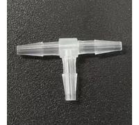 Raccord cannelé de tuyau en forme de T 1/16 "-épisseuse de joint de tube en plastique à 3 voies for oxygène, gaz, liquide et Air-paquet de 20