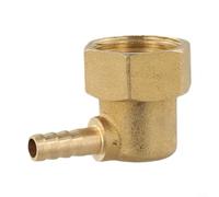 Raccord cannelé en laiton, connecteur à angle de 90 degrés avec filetage de 20 mm et douille de 4/6/8/10 mm, pour raccord de tuyau d'eau, gaz, huile, résistant aux hautes pressions, utilisation