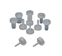 Raccord cannelé for tuyau d'arrosage, filetage femelle 4/6/8/10/12/14/16/20 mm vers 1/2", adaptateur de tube en plastique PE, 1 pièce(6mm)